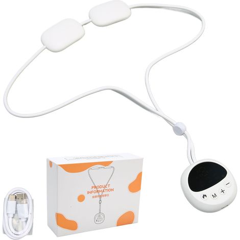 Collier cervical masseur électrique pulsé, compression chaude 3 niveaux thermostatique, portable intelligent, soulagement des douleurs musculaires (1/5)