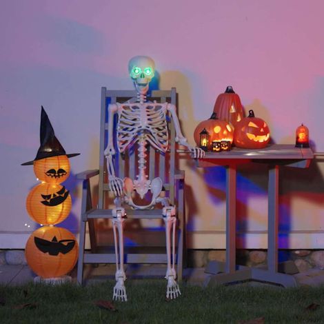 Halloween Skelett Weiß 155 x 38,5 cm Polypropylen