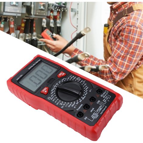 UYIGAO UA118C Digitalmultimeter, hochpräzises Digitaldisplay, automatische Bereichswahl, Spannungs- und Strommessung, überhitzungsbeständig, multifunktional, mit Temperaturmessung, 750 V (1/5)