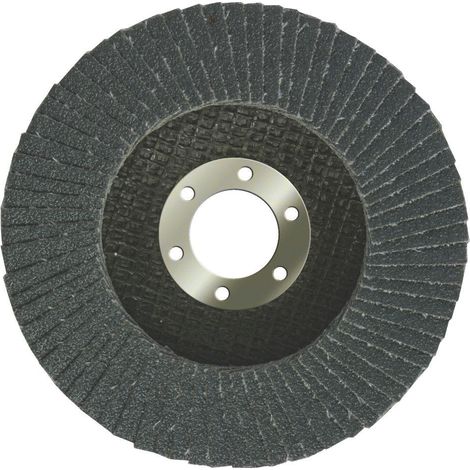 Disque à lamelles 125mm grain 80 conique Zirconium plateau fibre Speedo/Flex - Flexovit