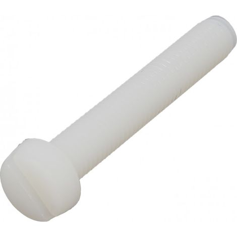 TC M4X30 PA6-6 Blanc DIN 84 (1/2)