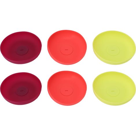 Wiederverwendbarer und spülmaschinenfester Eiscremebehälter aus Silikon, ideal für gefrorene Desserts, perfekt für Kinder- und Erwachsenengeburtstage (6 Stück) (1/5)