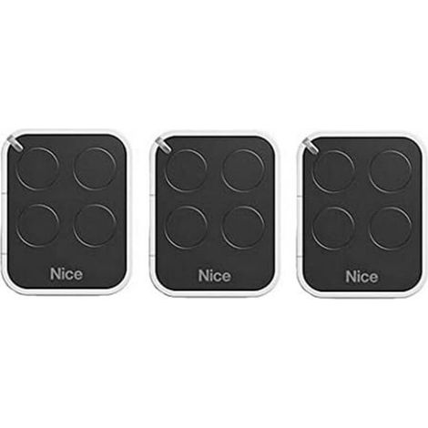 Set di 3 telecomandi a 4 canali 433,92 MHz per cancelli e garage, compatibili con i ricevitori Nice Era On4E, portata 200 m (1/3)
