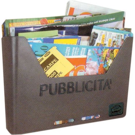 PORTA PUBBLICITA ALUBOX CAROSELLO GRIGIO GHISA