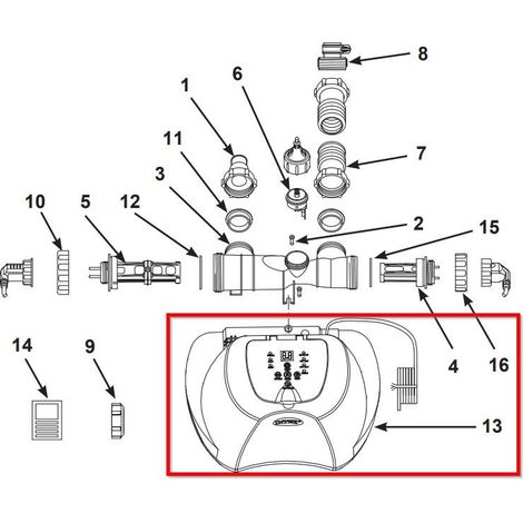 INTEX - 12658 - Stazione di comando11898 per generatore ECO5220/6220 (parte 13) (1/3)
