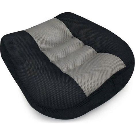 Coussin de siège auto très confortable avec poignée, tissu en maille respirante, tapis réglable en hauteur, rehausseur pour voiture, haute qualité (1/2)