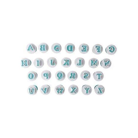 26 Groß- und Kleinbuchstaben aus Kunststoff und 10 Zahlen in Kuchenform, 3 Sets