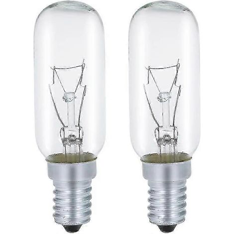 Bombilla regulable E14 de 40 W y 230 V para campana extractora, luz blanca cálida de 2700 K, paquete de 2 (1/4)