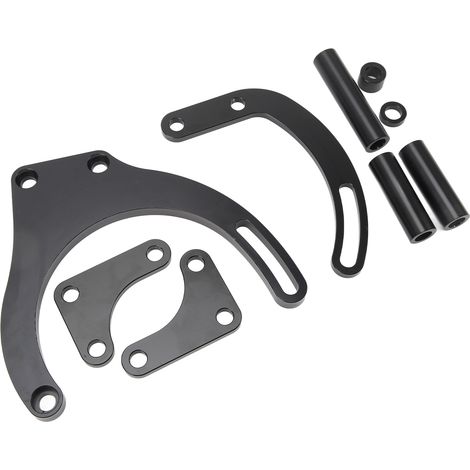 Robuste und zuverlässige Halterung für die Servolenkpumpe, Ersatzteilset für Chevy Big Block BBC-Motoren, schwarz. (1/5)