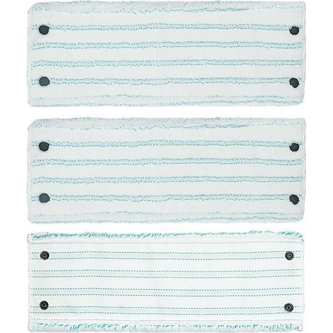 Balais Serpillères de Rechange, Serpillères en Microfibre pour Leifheit Clean Twist M Micro Duo Têtes de Recharge de Vadrouille Chiffon 3 Pièces (1/5)