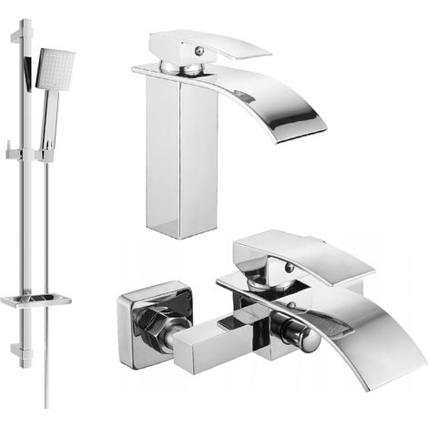 Mexen Aries DQ45 set bagno, cromo - 744803DQ45-00