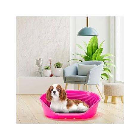 LETTINO PER ANIMALI 'SIESTA DELUXE' N.6 - cm 70,5 x 52 x h.23,5 / fucsia  - FERPLAST