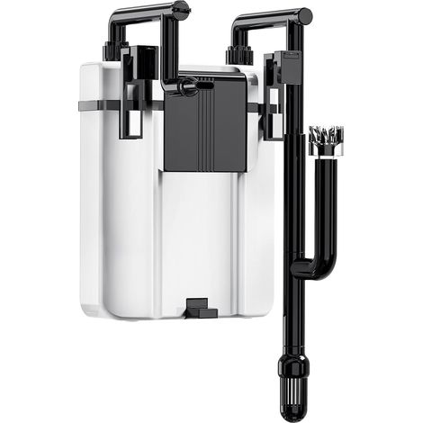 7W Filtre Aquarium avec 4 Etapes Filtration pour Jusqu'à 37L Tanks  400L/H Silencieux Filtre Aquarium Externe,Débit Réglable,Ecumeur de Surface,3 Buses de Sortie,Filter Sponges (1/5)