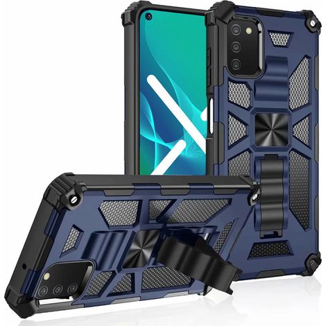 Samsung Galaxy A03s Hülle, Armor Kickstand, Blau (1/4)