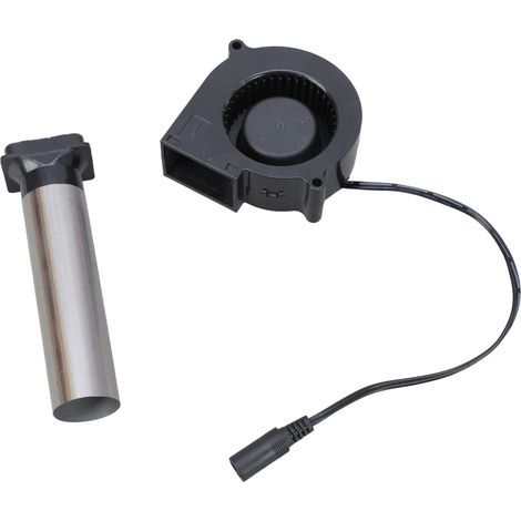 Ventilateur de barbecue portable 12V pour cuisson extérieure, idéal pour les grillades au charbon de bois.-AquaForge (1/5)