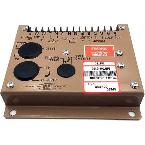 Régulateur de vitesse moteur ESD5500E pour groupes électrogènes diesel : sécurité garantie