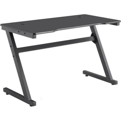 TAVOLO DENVER DA GAMING 60 X 120 X 75 CM IN COLORE NERO (1/2)