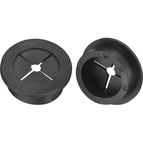 Passe-câbles, 32 mm, en caoutchouc flexible, organisateur de câbles, pour ordinateur de bureau (1/5)