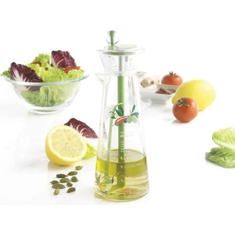 Mastrad Mezclador de Vinagreta Transparente 300 ml Ergonómico