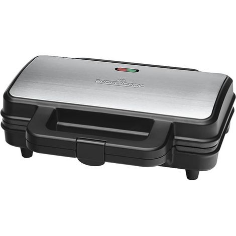 Profi Cook PC-ST 1092 Tostiera Nero, Argento (1/2)