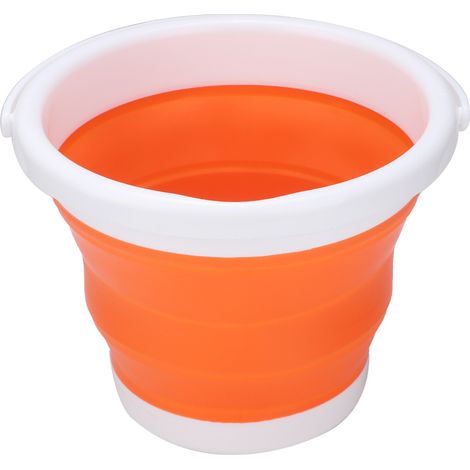 Seau Pliable 3L - PP Et TPE Résistant - Pour Jardin Camping Cuisine - Contenant Eau Portable (1/5)