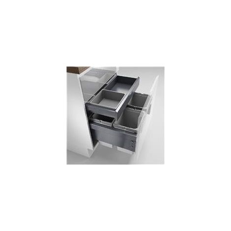 Naber Cox® Base 360 S/600-4 mit Base-Board, Abfallsammler für Frontauszüge, ohne Biodeckel (1/3)
