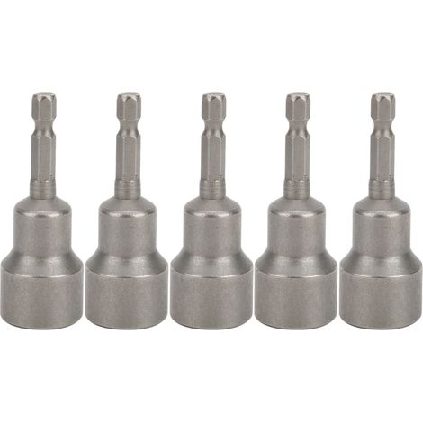 Clé À Douille Hexagonale 17mm Acier Outil Manuel Pour Perceuse Visseuse Serrage Boulons Barres Armées Lot De 5 (1/5)