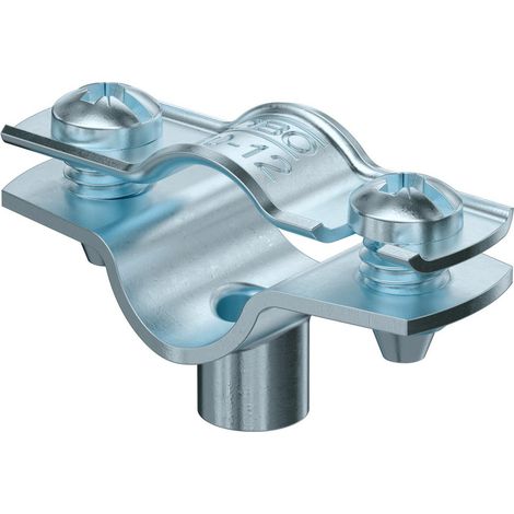 OBO Bettermann Collare distanziatore con raccordo filettato M6 10-12mm acciaio zincato elettroliticamente, 1362412