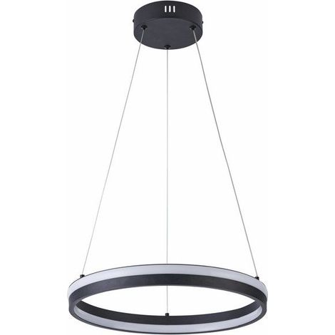 Suspension LED noire anneau Ø40 Proxima 32W Reality (1/3)