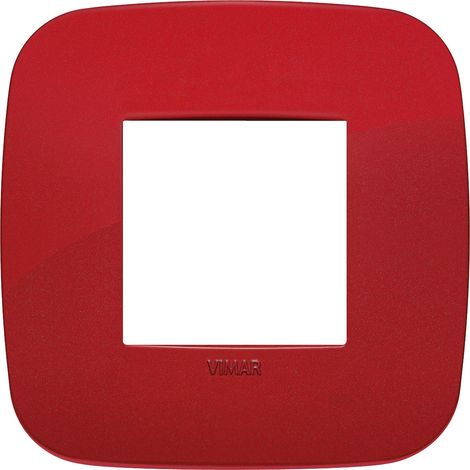 VIMAR - 19672.85 Placca Round 2M rosso