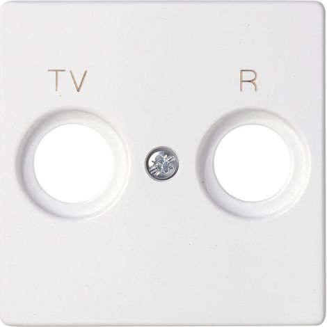 Simon 82 Concept Placa toma R-TV blanco mate SIMON 8200053-090 (1/2)