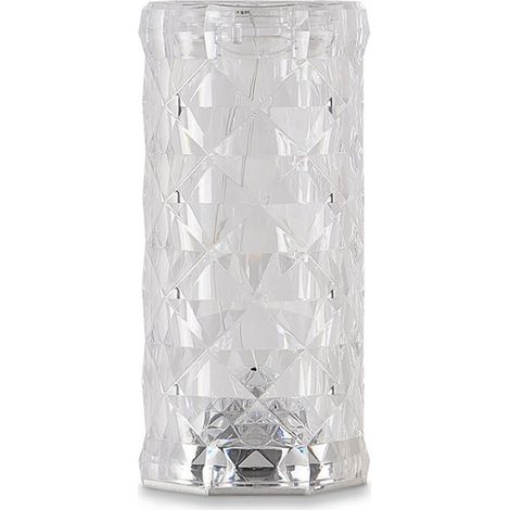 Lampe de bureau LED créative, lampe rose en cristal populaire, lampe d'ambiance minimaliste, veilleuse de chevet de chambre à coucher, sept couleurs (1/4)