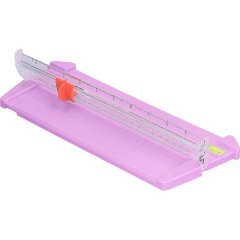Langue cible : chinois. Mini coupe-papier portable Lilac : positionnement précis, coupe facile, remplacement de lame pratique. (1/5)
