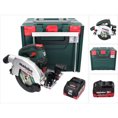 Metabo KS 18 LTX 66 BL Akku Handkreissäge 18 V 165 mm + 1x Akku 10,0 Ah + metaBOX - ohne Ladegerät (1/5)