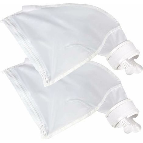 Nylon-Poolreinigungsbeutel, Ersatz-Reißverschlussbeutel für Polaris 280 oder 480, Mehrzweck-Netzbeutel (2 Stück)