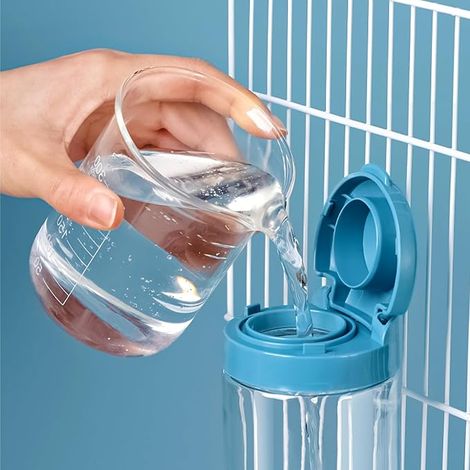 Distributeur Eau Petits Animaux Suspendue Abreuvoir Lapin Automatique Biberon Cochon d'Inde Anti-Goutte Biberon Lapin Chinchilla Cochon d'Inde Hérisson Furet (1/4)