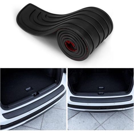 lot Car Bumper Protector, Rubber Boot Protector, Self-Adhesive Rear Bumper Protector, Compatible with Most Cars (90 x 7 cm) (1/4)
