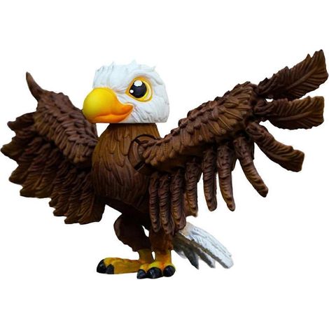 Décoration de bureau Aigle, figurine d'aigle réaliste, jouet, G-- (1/5)
