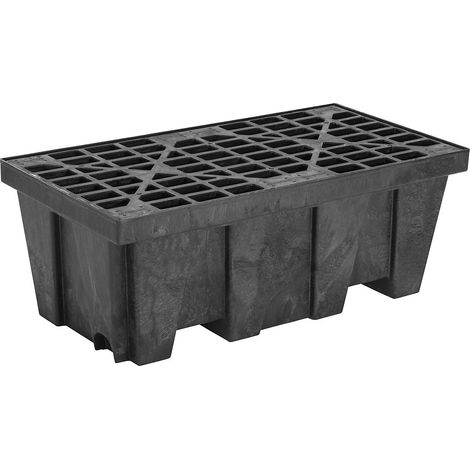 Justrite, Cuve de rétention en polyéthylène recyclé, cuve pour (1/5)