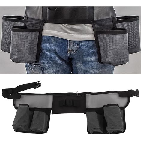 Sac filet de nettoyage, matériel de jardinage pour espaces verts, outils de gestion immobilière, sac banane, ceinture de réparateur (1/5)