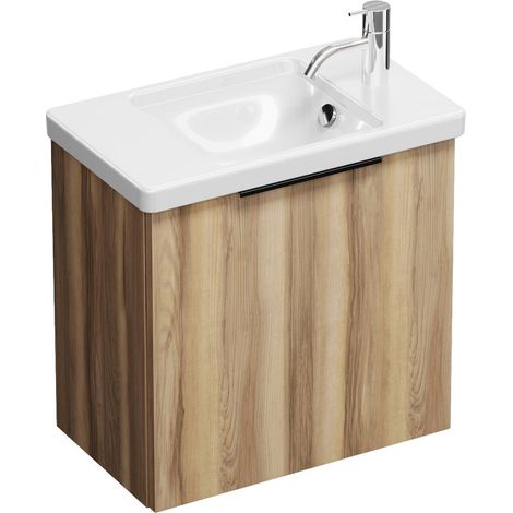 Burg Eqio Keramik-WT+WT-Unterschrank Frassino Dekor Cappuccino/Alpinw.GR0200