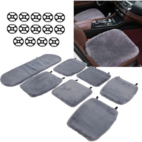 Set mit 7 blauen Plüsch-Autositzkissen (groß) (schwer) (1/5)