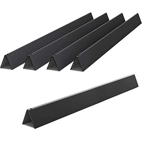 Barre Flavorizer - Lot de 5 - Acier Émaillé - Diffuseur Chaleur - Weber Spirit Genesis - 54,6x4,5x3,8cm (1/5)