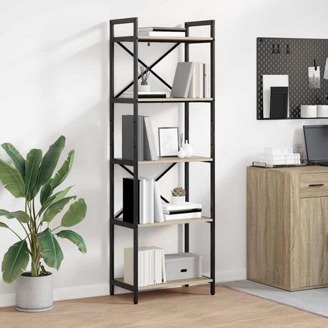 Bücherregal Sonoma-Eiche 56 x 34 x 171 cm Holzwerkstoff
