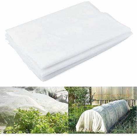 Winterschutzvlies für Gartenpflanzen, Rolle Winterschutzvlies zum Schutz von Pflanzen im Winter, Winterschutzvlies für Gärten, 1,6 x 5 m