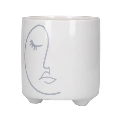 KitchenCraft Mini Planter Abstract Face Design (1/4)