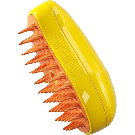 Brosse vapeur pour chat - Brosse vapeur 3 en 1 pour chat, brosse vapeur autonettoyante pour chat (1/2)