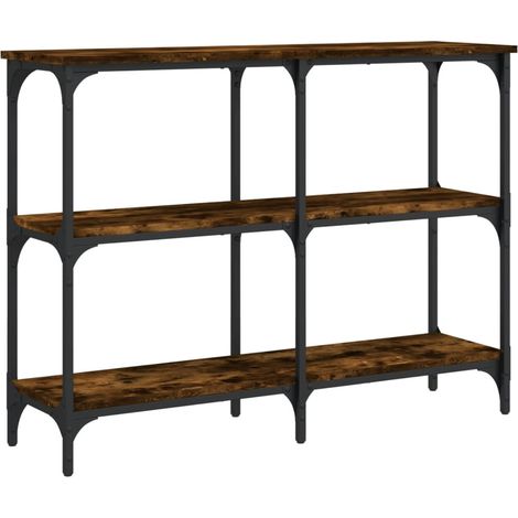 Maison Exclusive - Tavolo Consolle Rovere Fumo 100x29x75 cm in Legno Multistrato