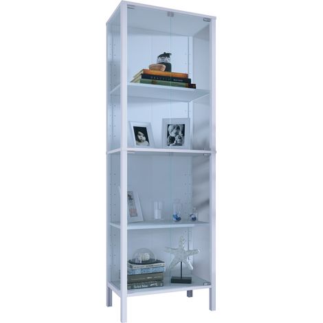 Jensol Glasvitrine hoch Schrank stehend