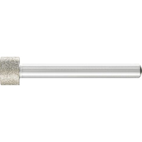 PFERD TOOLS Diamant-Schleifstift Zyl. Ø12 mm SchaftØ6 mm D181 (grob) zum Schleifen von Bohrungen/Radien (1/4)